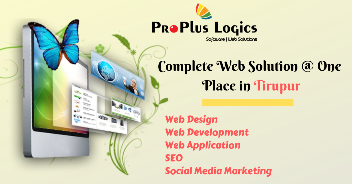 ProPlus Logics is one of the Best and leading Website Design Company in Tirupur